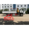 HOWO 4X4 Truck With Crane Folding Boom